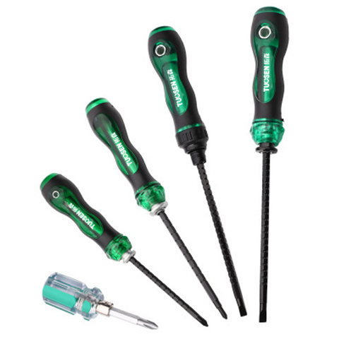 1Pcs Telescopic screwdriver Manual dual-use magnetic Slotted screwdriver Phillips screwdriver for daily repair ► Photo 1/6