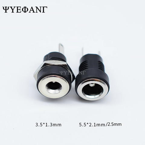 10PCS DC022B 3A 12v for DC Power Jack Socket Female Panel Mount Connector 5.5 mm x 2.1mm / 5.5 mm x 2.5mm / 3.5 mm x 1.35mm ► Photo 1/4