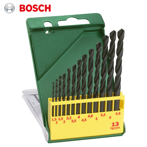 Bosch 13 twist drill set 1.5-6.5mm metal drilling electric drill impact drill 13 set ► Photo 1/4