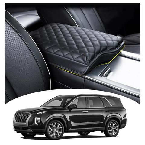 LFOTPP Car Armrest Box Cover For Palisade 2022 Central Control Armrest Container Pad Auto Interior Dedication Accessories Black ► Photo 1/6