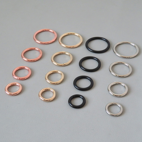 1PCS 15mm 20mm 25mm 32mm O Ring Wheel For Bag Accessory Belt Loop Buckle Metal Hardware Pet Dog Collar Garment Harness Clasp ► Photo 1/6