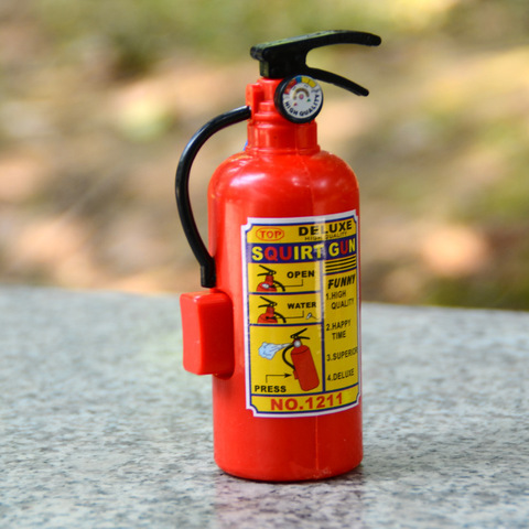  Funny Mini Fire Extinguisher Toys Whole Person Prank Toy Mini Water Gun Spray Water Children Firefighters Professional Props  ► Photo 1/6
