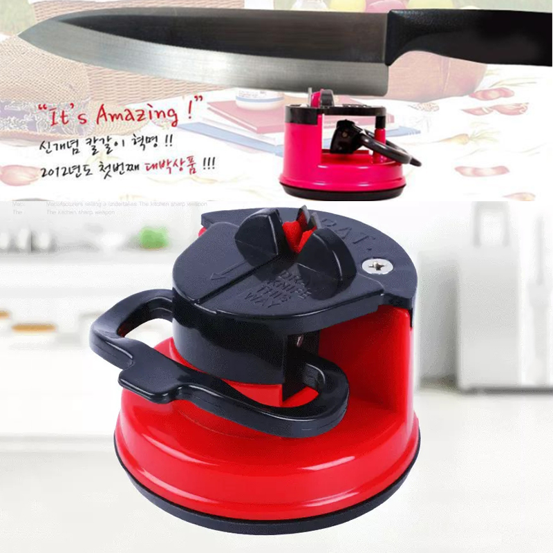 Suction Cup Whetstone Kitchen Knife Sharpener Household Stone Knives  Sharpening