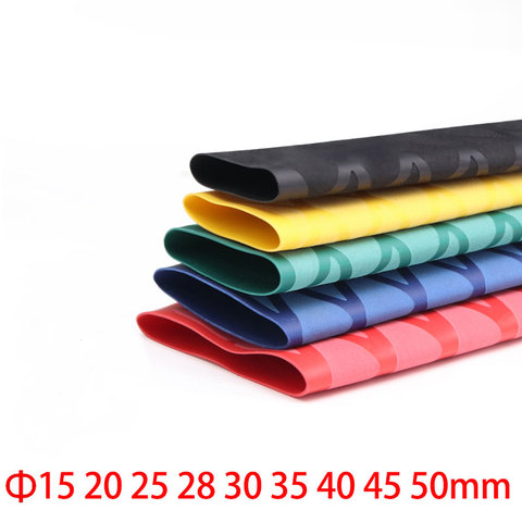 1M Non Slip Heat Shrink Tube Dia 15 18 20 22 25 28 30 35 40 45 50mm Fishing Rod Wrap Handle Insulated Protect Waterproof Cover ► Photo 1/5