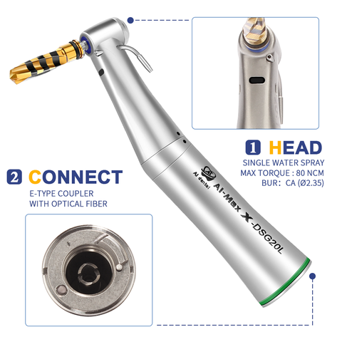 20:1 contra angle implant handpiece detachable cartridge & middle gear shaft dental tooth spare parts ► Photo 1/6