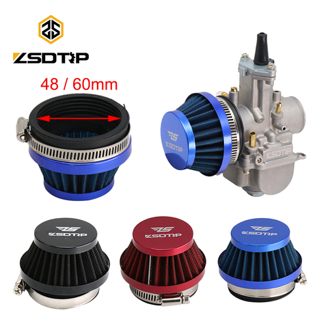 ZSDTRP Universal Carburetor Air Filter Cleaner 48mm 55mm 60mm Motorcycle Scooter For KEIHI KOSO MIKUNI OKO Carburetor ► Photo 1/6