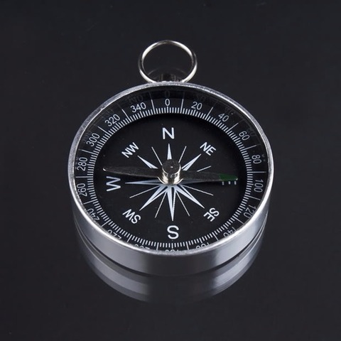 Pocket Mini Camping Hiking Compass Outdoor Travel Compasses Navigation Wild Survival Tool Cycling Scouts Military Lightweight ► Photo 1/6