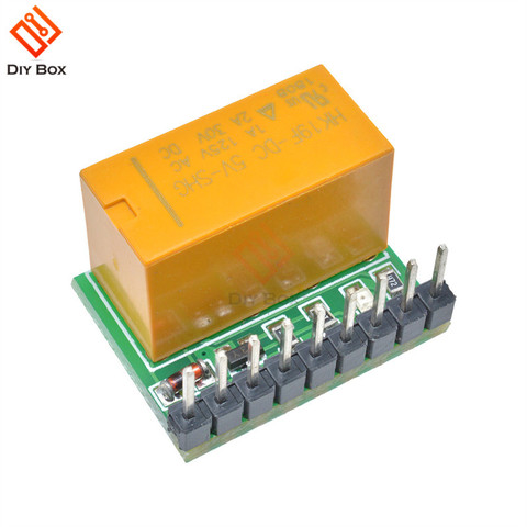 Ultra-small Double Pole Double Throw Polarity Relay Module Mini DC 5V 12V 1 Channel DPDT Relay Module Reversal Switch Board ► Photo 1/6