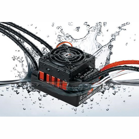 HobbyWing QuicRun WP 10BL60 Brushless Waterproof 60A ESC For 1/10 RC Car Buggy Truck Monster Truggy Rock Crawler RC4WD ► Photo 1/6