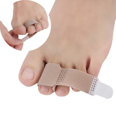 Fabric Toe Finger Straightener Hammer Toe Hallux Valgus Corrector Bandage Toe Separator Splint Wraps Foot Stretcher Care Tool ► Photo 1/6