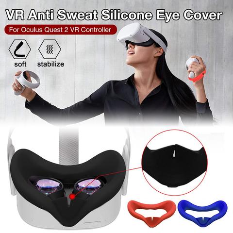 New Silicone Eye Mask Cover Pad For Oculus Quest 2 VR Headset Breathable Anti-sweat Light Blocking Eye Cover For Oculus Quest2 ► Photo 1/6