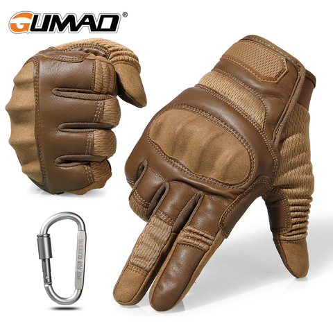 Touch Screen Hard Knuckle Tactical Gloves Army Military Combat Airsoft Outdoor Climbing Shooting Paintball Full Finger Glove Men ► Photo 1/6