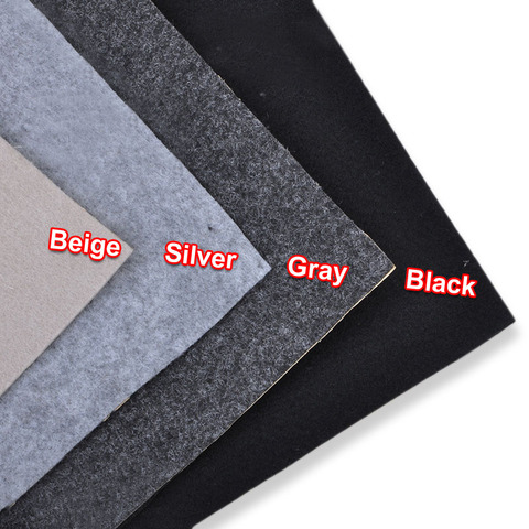 1x0.5m Speaker Cloth Self-Adhesive Felt Subwoofer Box Tape Strip Patch Sound Absorption Anti-seismic Beige/Silver/Gray/Black ► Photo 1/6