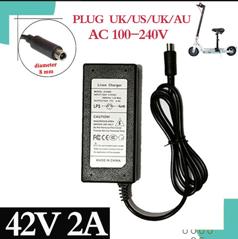 1PC lowest price 42V 2A electric skateboard adapter scooter charger for millet Mijia M365 electric scooter bicycle accessories ► Photo 1/6