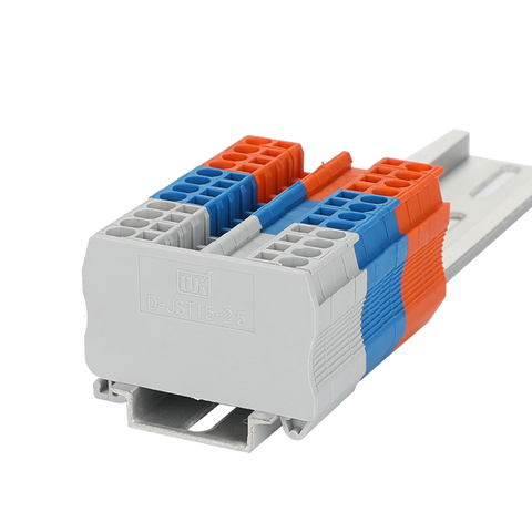 D-ST1.5-2.5 End Cover For ST1.5 ST2.5 and PT2.5  Din Rail Terminal Blocks End Cover Plate ► Photo 1/3