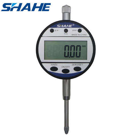 SHAHE new type indicator 0-25.4 mm  0.01 mm digital dial gauge  precision measurement tools digital dial indicator ► Photo 1/6