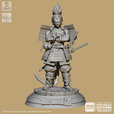 55mm Resin Figure Kits Samurai Vegeta Self-assembled TD-2237 ► Photo 1/5