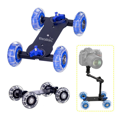 Mobile Rolling Sliding Dolly Stabilizer Skater Slider +11