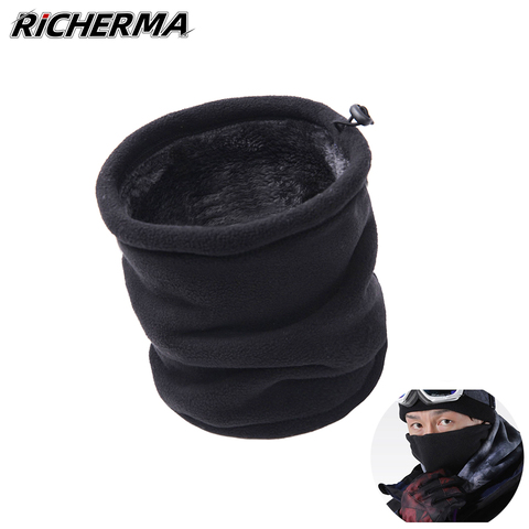 Winter Windproof Motorcycle Neck Warmer Adjustable Fleece Face Mask for Motorbike Scooter Ski Snowmobile Black Balaclava Women ► Photo 1/6