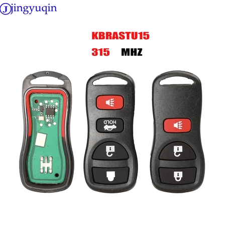 jingyuqin 315MHZ 3/4 Buttons Car Entry Remote Key For Infiniti/Nissan Frontier Murano Armada Pathfinder 2002-2008 KBRASTU15 ► Photo 1/4