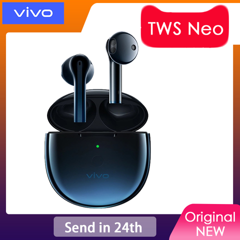 VIVO TWS Neo Earphone Earbuds 14.2mm aptX AAC BT5.2 IP54 Wireless bluetooth headset X50 X30 Pro iqoo Nex 3 U3x Z5x V17 ► Photo 1/2