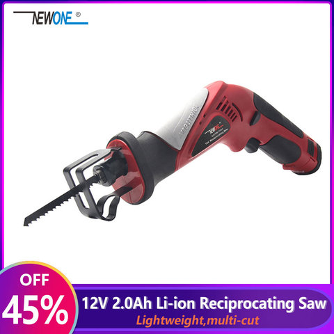 2000mAh 12V Lithium Reciprocating Saw Cordless Saber Saw Portable Electric Jig Saw with Adjustable Speed for Wood Metal Cutting ► Photo 1/6