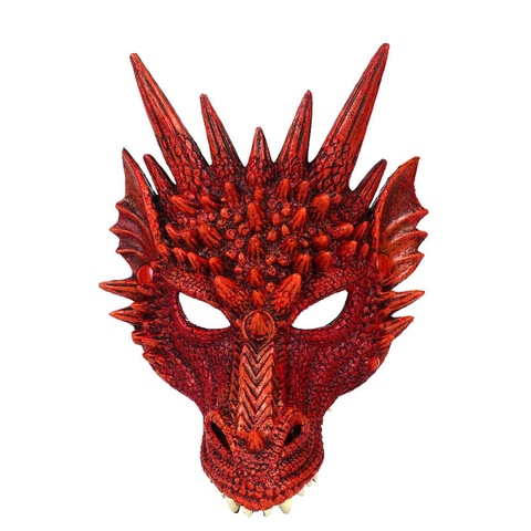 New Halloween Props 4D Dragon Mask Half Face Mask For Kids Teens Halloween Costume Party Decorations Adult Dragon Cosplay Props ► Photo 1/6