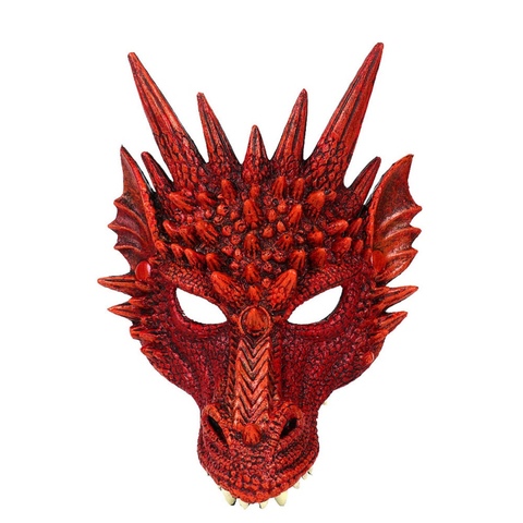 New Halloween Props 4D Dragon Mask Half Face Mask For Kids Teens Halloween Costume Party Decorations Adult Dragon Cosplay Props ► Photo 1/6