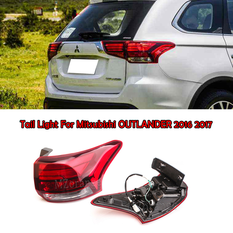 MZORANGE Tail Light For Mitsubishi OUTLANDER 2016 2017 Tail Light Assembly Tail Light outlander tail lamp back lamp Stop Brake ► Photo 1/6