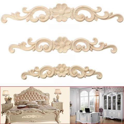 HOT SALES！！！Wood Carved Corner Onlay Applique European Style Door Furniture Cabinet Decor ► Photo 1/6