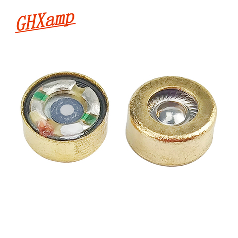 GHXAMP 8 mm 16Ohm Earphone Speaker Unit In-ear Gold-plated Titanium Film Headset Speaker Driver Repair Diy Headset Audio Parts ► Photo 1/6