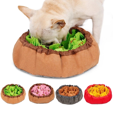 2022 New Pet Dog Bowl Slow Feeder IQ Training  Anti Choking Puppy Cat Eating Dish Bowl Anti-Gulping  Energy Pet Food Plate ► Photo 1/6