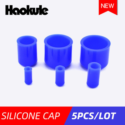 Performace 5pcs/lot  Silicone Cap Inner Diameter 4mm/6/8/10/12/16/18/20/25/28/30/32mm Silicone Blanking Cap Intake Vacuum Hose ► Photo 1/2