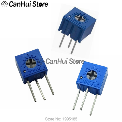 10pcs 3362P 3362W 3362S series resistance 3362P-101 201 501 102 202 103  504 205 Potentiometer 500R 1K 2K 5K 10K 20K 50K 100K 2M ► Photo 1/6