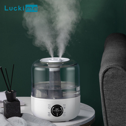 3000ML Home Smart Air Humidifier Remote Control Office Essential Oil Aroma Diffuser Timing Mist Adjustable Double Ports Mister ► Photo 1/6