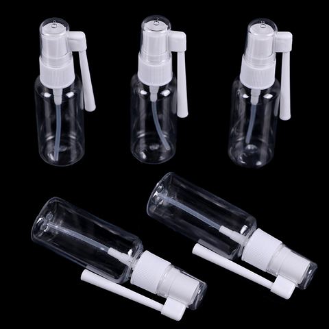 5pcs 30ml Empty Plastic Nasal Spray Bottles Pump Sprayer Mist Nose Spray Refillable Bottle For Medical Packaging ► Photo 1/6