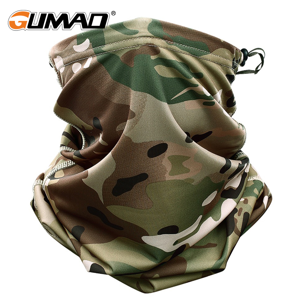 Seamless Face Tube Mask Tactical Camo Camouflage Bandana Headwear Scarf Outdoor 