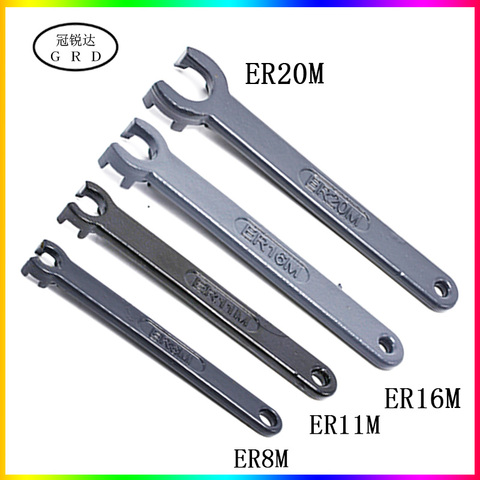 1piece er8 er11 er16 er20m wrench of collet chuck Er CNC lathe milling tool shank spindle nut wrench tool holder spindle ► Photo 1/5