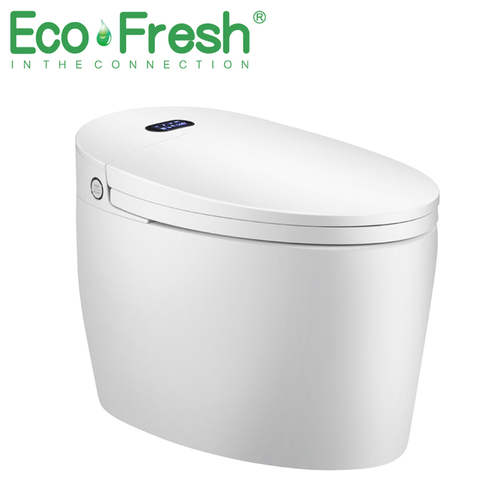 Ecofresh Bathroom ceramic concealed tank electric automatic intelligent toilet with remote control smart WC ► Photo 1/6