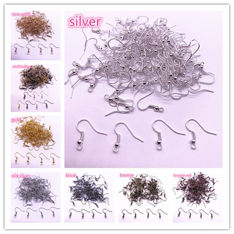 Findings Earring Hook 100PCS(50pair) 20x17mm Earring Clasps Earring Retainers Hooks Hardware DIY Jewelry Making ► Photo 1/6