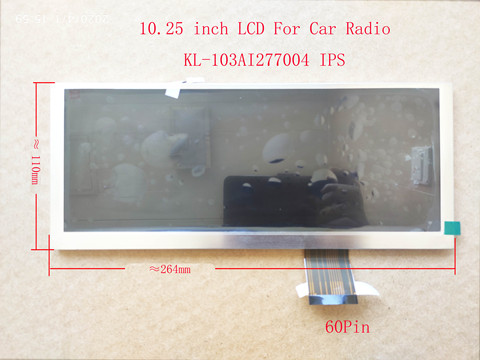 10.25 Inch 10.3 inch IPS LCD For Car Radio 1280*480  Strip LCD KL-103AI277004 IPS ► Photo 1/2