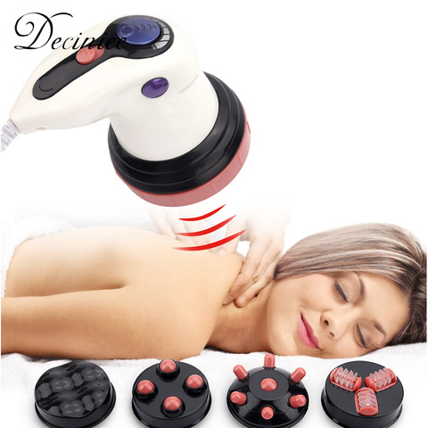 Multi-function Relaxation Electric Massage Shiatsu Back Neck Shoulder Body Massager shiatsu Neck Adipose Rejection With 4 Heads ► Photo 1/6