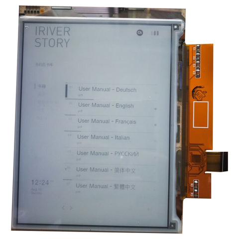 6.0 inch OPM060A1 OPM060A2 matrix lcd display screen For TEXET TB-406  E-Book Reader lcd display For Texet TB-416 TB-136SE ► Photo 1/5