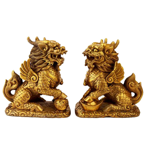 Wealth Prosperity Pi Xiu/Kylin Statues Best Housewarming Gift ► Photo 1/6