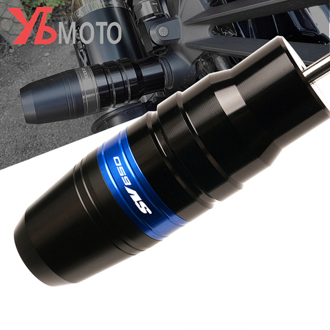 Motorcycle Crash Pad Exhaust Slider Crash Protector Fit For SUZUKI V-strom vstrom 250 650 1000 1050/XT DL250 SV650 SV650X ► Photo 1/6