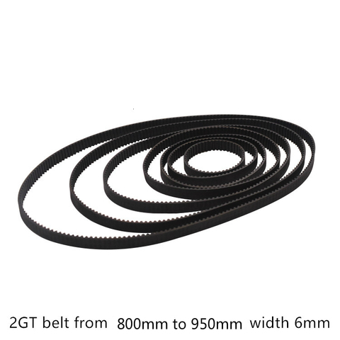 GKTOOLS C-14 3D Printer GT2 6mm Closed Loop Rubber 2GT Timing Belt Length 800 810 840 848 850 852 860 900 930 950 mm ► Photo 1/3