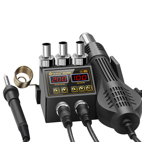 Hot Air Gun Micro Rework Soldering Station Heat Gun LED Digital Hair Dryer for Soldering 700W Welding Repair Tools ► Photo 1/6