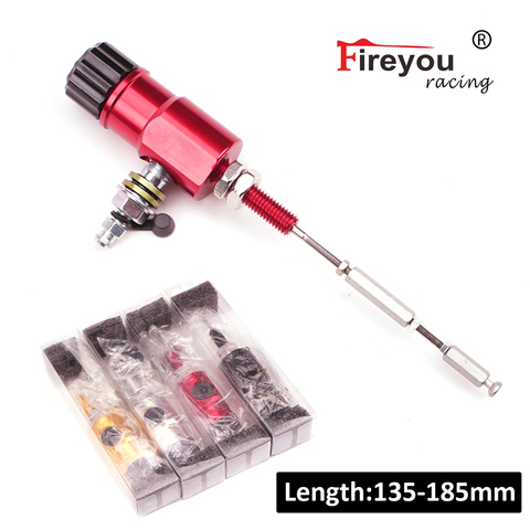 Fireyouracing Motorcycle Performance Hydraulic Brake Clutch Master Cylinder Rod system Efficient Transfer Foot Pump Adustable ► Photo 1/6