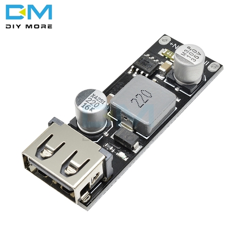 USB DC-DC Buck Converter Car Charging Step Down Module 8V-32V to 5V 3A Charger Circuit Board Power Supply DCP Protocol ► Photo 1/6