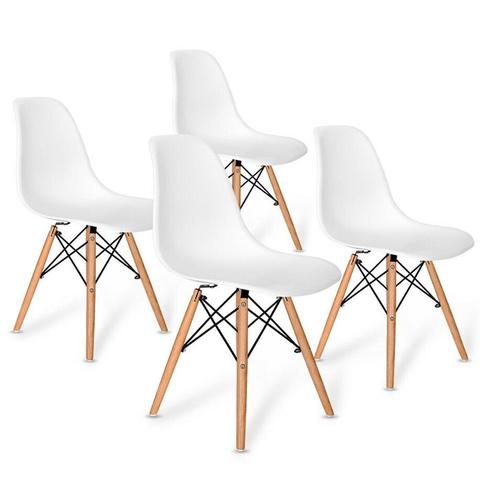 4Pcs Nordic Dining Chair Creative Modern Minimalist Design Office Chair Computer Chair Tea Coffee Stool For Home Study Bedroom ► Photo 1/6